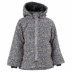 Maxi Jacket Small Flower Orange