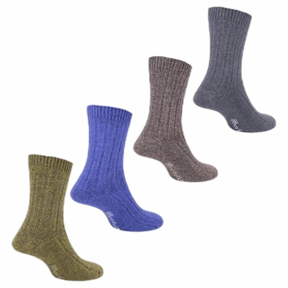 Mens Bamboo Blended Walking Socks - Simon Blue