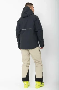 Men’S Light Padded Ski Jacket Nelkerim Black