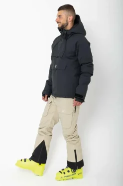 Men’S Light Padded Ski Jacket Nelkerim Black