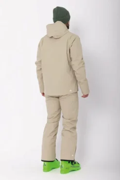 Men’S Light Padded Ski Jacket Kabo Sand