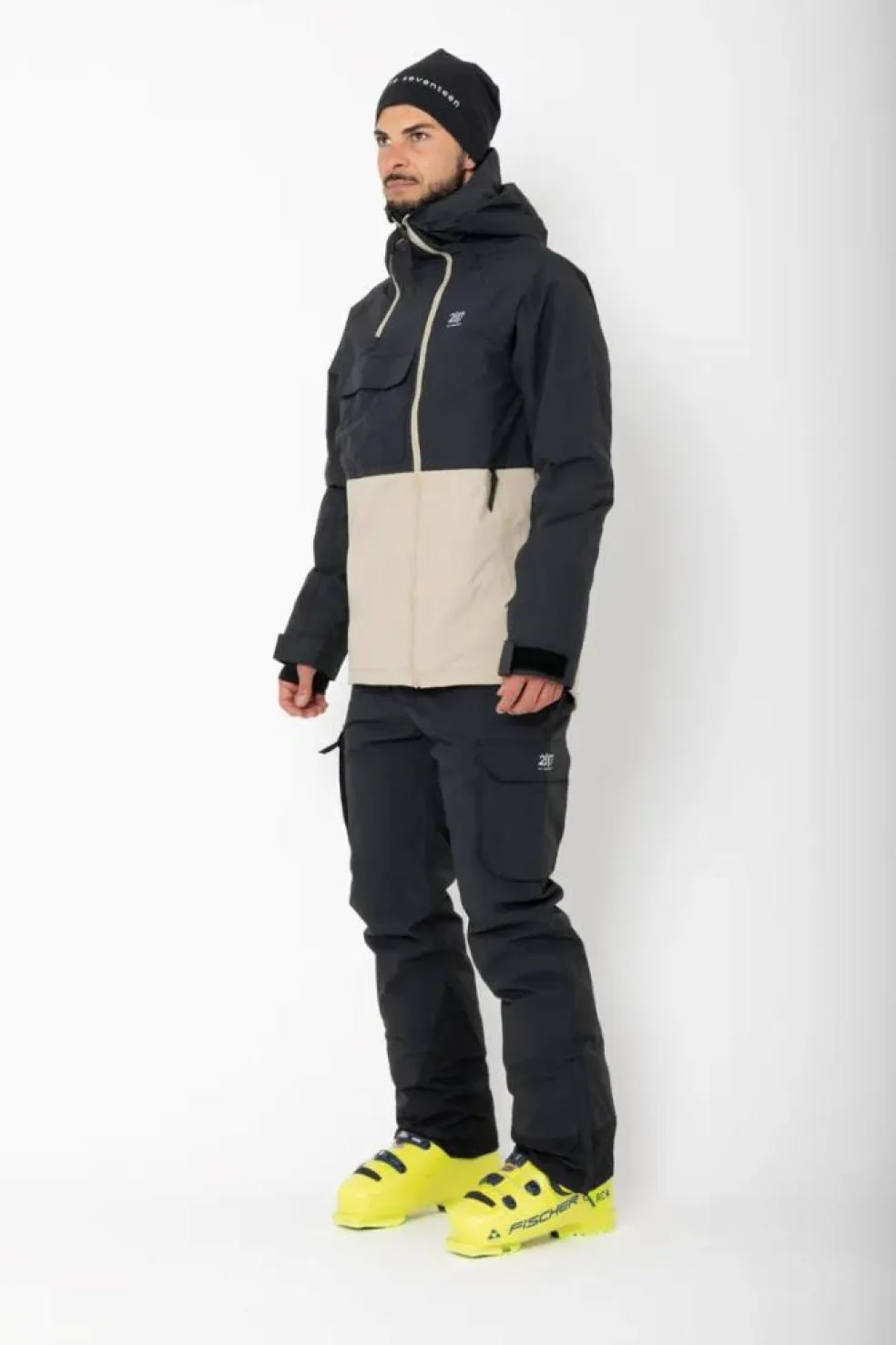 Men’S Light Padded Ski Pant Krasse Black