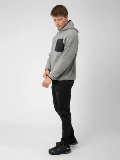 Men’S Wool Pile Hoodie Skord Grey