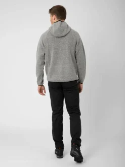 Men’S Wool Pile Hoodie Skord Grey