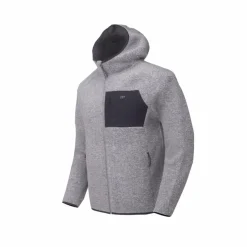 Men’S Wool Pile Hoodie Skord Grey
