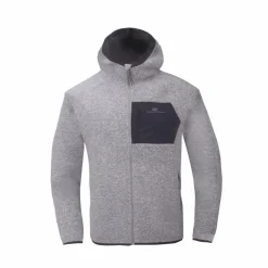 Men’S Wool Pile Hoodie Skord Grey