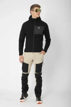 Men’S Wool Pile Hoodie Skord Black