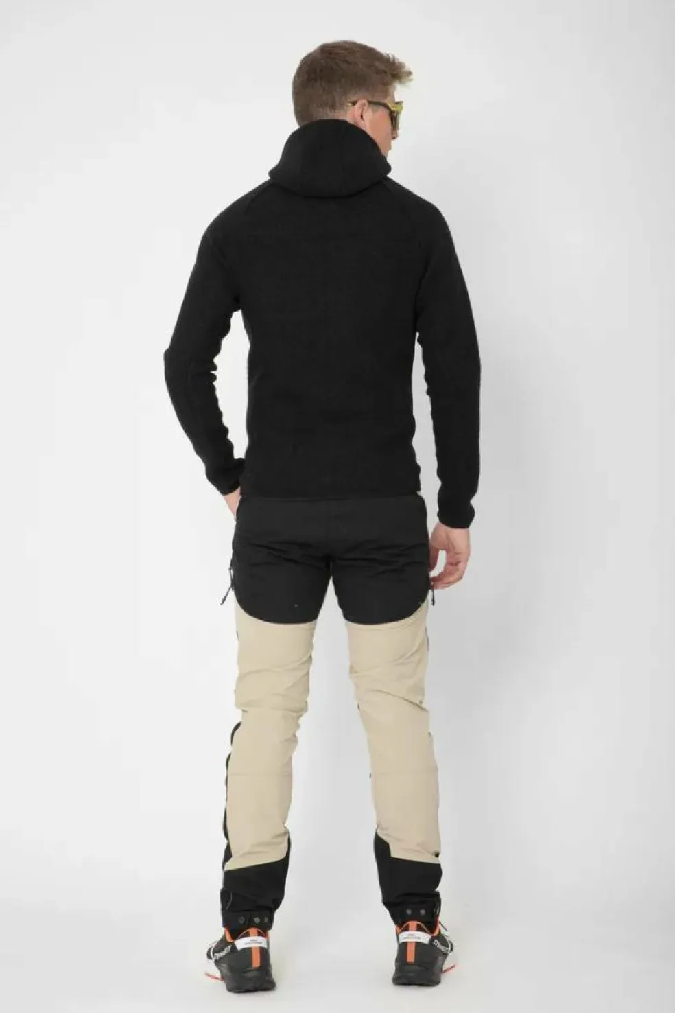 Men’S Wool Pile Hoodie Skord Black