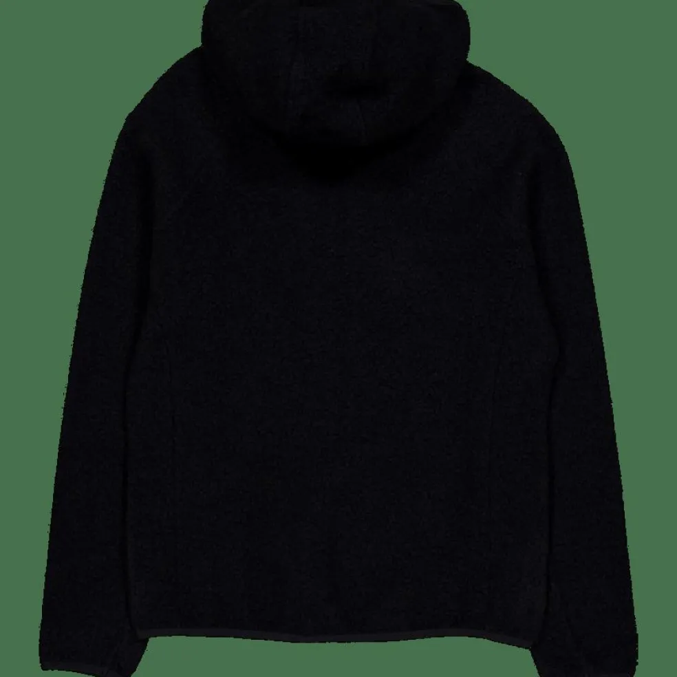 Men’S Wool Pile Hoodie Skord Black