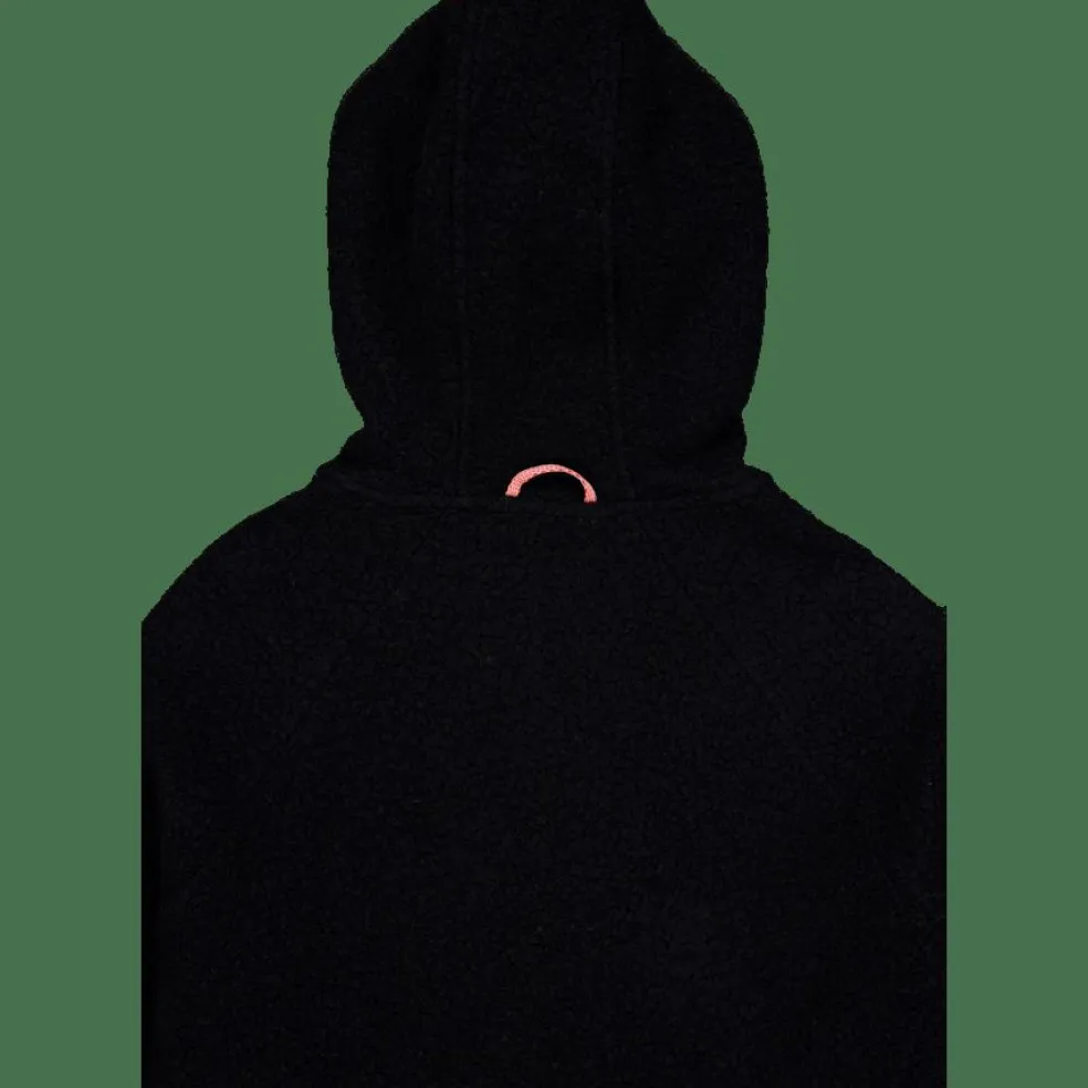 Men’S Wool Pile Hoodie Skord Black
