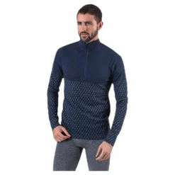 Merino 240 Zip Blue