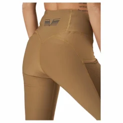 Mesh Pocket Leggings Dark Brown