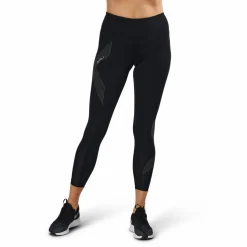 Mid-Rise Compression Tights Black/Grey