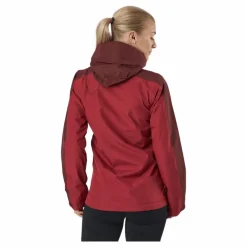 Mila Rain Jacket Maroon Red/brick Red