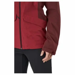 Mila Rain Jacket Maroon Red/brick Red