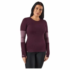 Mons Royale Cornice Long Sleev Wine Red