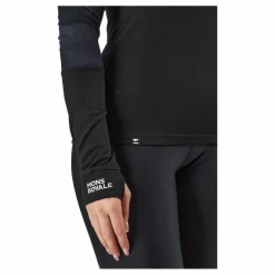 Mons Royale Cornice Long Sleev Black