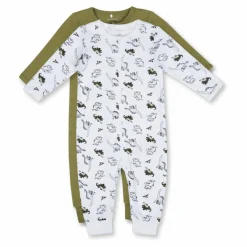 Nbmnightsuit 2p Zip Loden Dino Loden Green