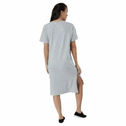 Neora Ss Fold Up Dress Grey