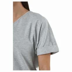 Neora Ss Fold Up Dress Grey