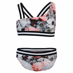 Nicola Bikini Orange/Grey