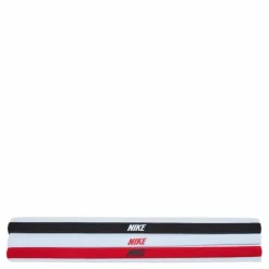 Nike Elastic Headbands 2.0 3 P Black/white/university Red