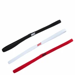 Nike Elastic Headbands 2.0 3 P Black/white/university Red