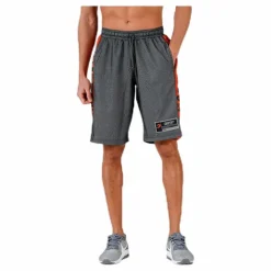 No1 mesh shorts Orange/Black