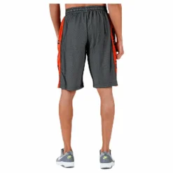 No1 mesh shorts Orange/Black