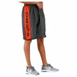 No1 mesh shorts Orange/Black