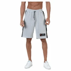No1 mesh shorts White/Black