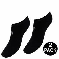 No Show Socks - Leo 2-Pack Black