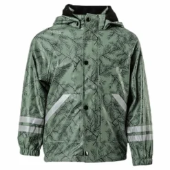Nordskog Fleece-Lined Rain Set Green