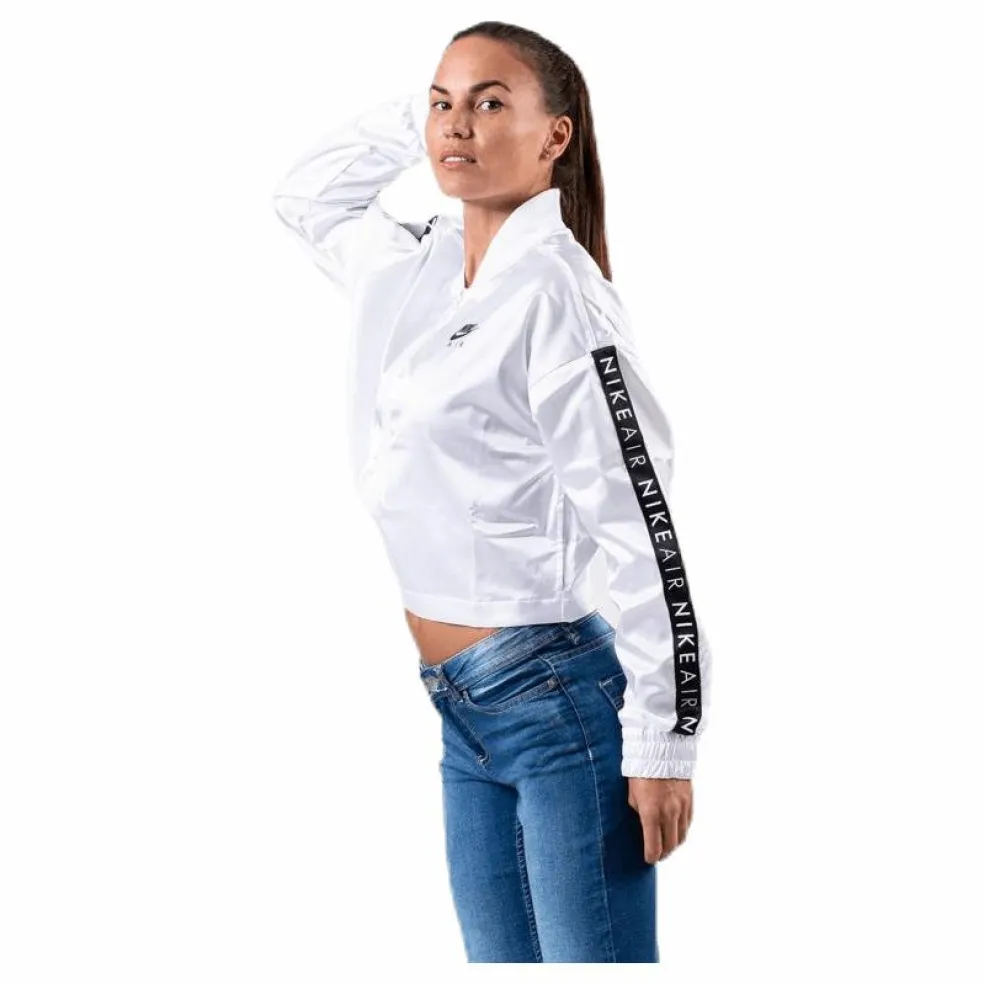 Nsw Air Satin Track Jacket White