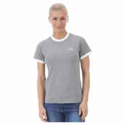 NSW SS Top Ringer White/Grey