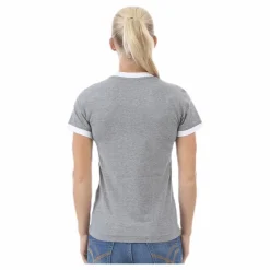 NSW SS Top Ringer White/Grey