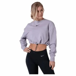 Nsw Swoosh Crew Ft Grey