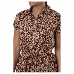 Nya Ss Shirt Dress Orange