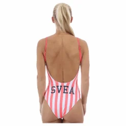 Olga Swimsuit Pink/White
