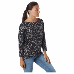 Onlelcos 4/5 Aop Top Jrs Noos Taupe Gray