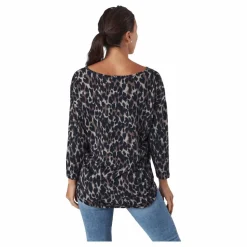 Onlelcos 4/5 Aop Top Jrs Noos Taupe Gray