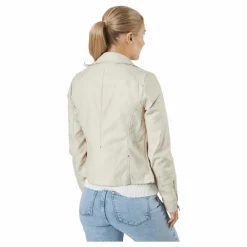 Onlgemma Faux Leather Biker Ot Silver Lining