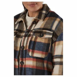 Onlmaci L/s Check Shacket Pnt Humus