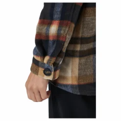 Onlmaci L/s Check Shacket Pnt Humus