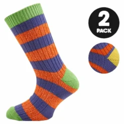 2-Pack Basic Socks - Mario Patterned