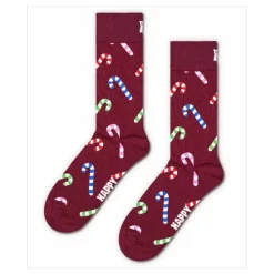 2-pack Holiday Striped Cracker Dark Red