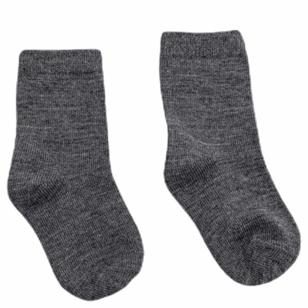 4-Pack Infant Wool Socks Blue