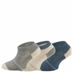 3-Pack Kids Basic Socks - Yogi Blue/Grey