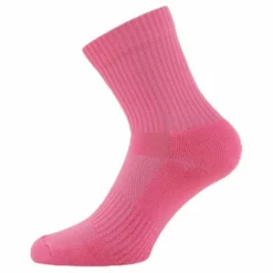 2-Pack Kids Basic Sport Socks - Alvin Pink/White