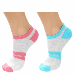 2-pack Lady Low-cut Pink/Grey